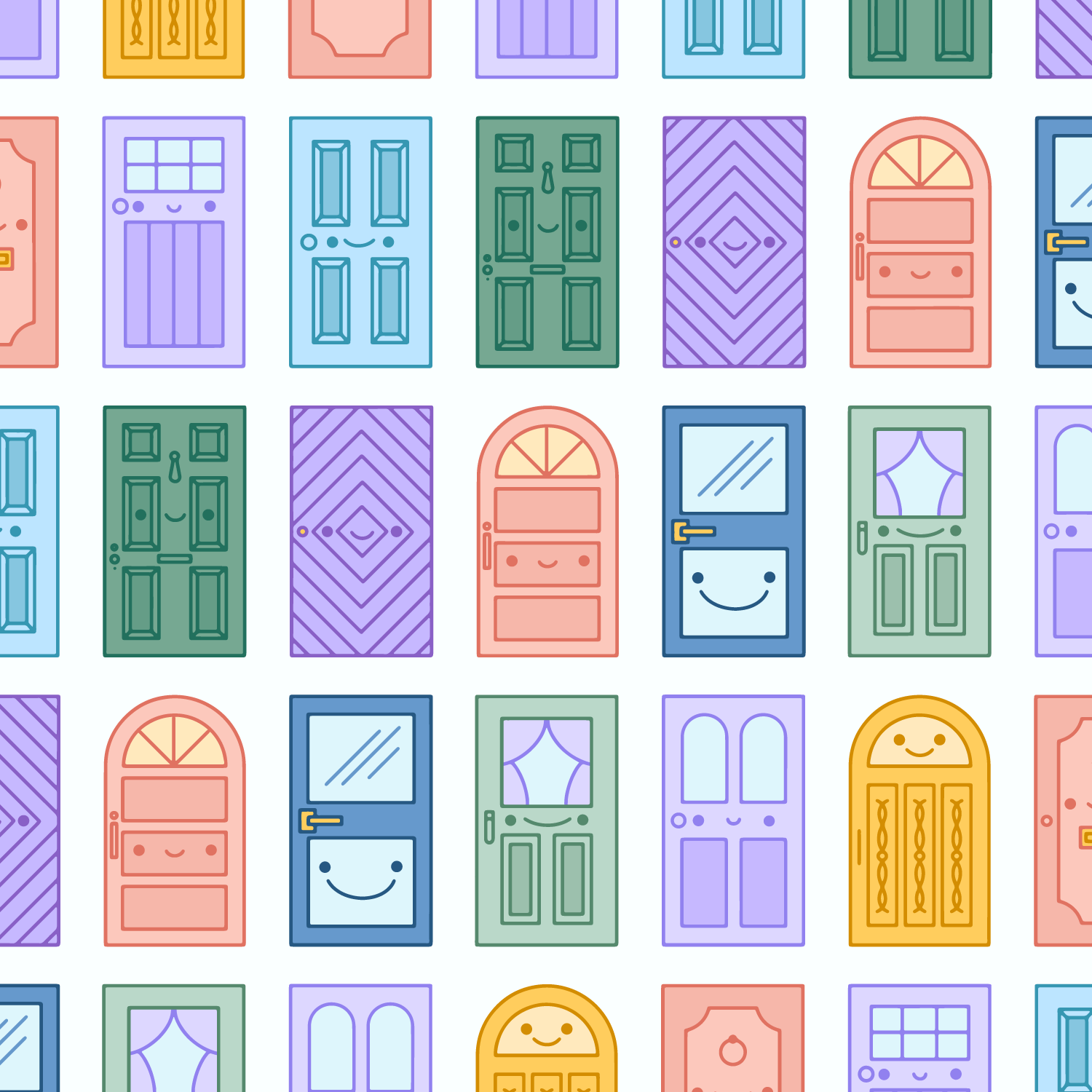 melissa-carter-design-custom-pattern-illustration-doors